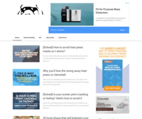 Screenprintingdog.com(Essential screen) Screenshot