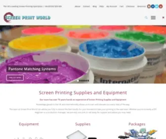 Screenprintworld.co.uk(Screen Printing Supplies) Screenshot