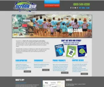 Screenpro.com(Custom shirts) Screenshot