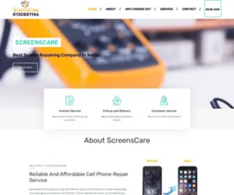 Screenscare.in(Screenscare-Best Screen Repairing Caompany in Noida) Screenshot