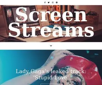 Screenstreams.co.uk(Screen Streams reviews all things to do with streaming) Screenshot