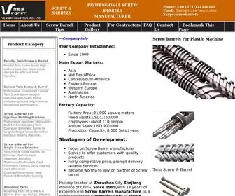 Screw-Barrel.com(Screw) Screenshot