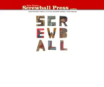 Screwballpress.com(Steve Walters' Screwball Press) Screenshot