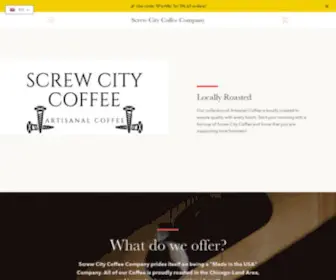 Screwcitycoffee.com(Screw City Coffee Company) Screenshot