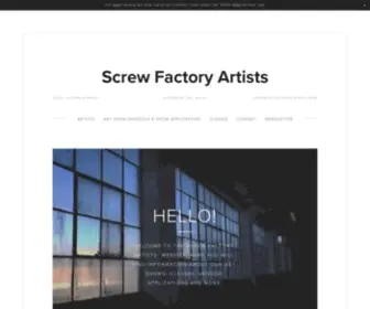 Screwfactoryartists.org(Screw Factory Artists Screw Factory Artists) Screenshot