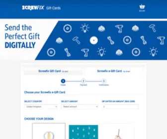 Screwfixgiftcards.com(Buy Official Gift Vouchers sent by email to be redeemed online) Screenshot