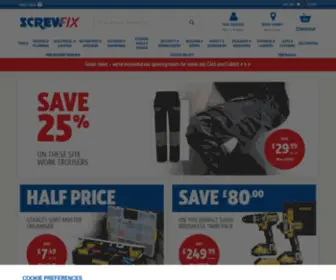 ScrewfixKitchens.com(Screwfix) Screenshot