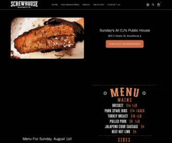 Screwhousebbq.com(Screwhouse Barbecue) Screenshot