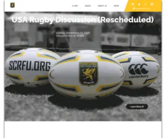 SCrfu.org(Southern California Rugby Football Union) Screenshot