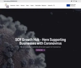 SCRgrowthhub.co.uk(Sheffield City Region Growth Hub) Screenshot