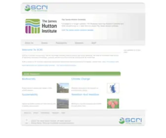 Scri.ac.uk(Scottish Crop Research Institute) Screenshot