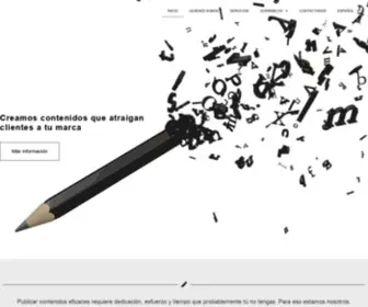 Scribalo.com(Creamos Contenidos para que Atraigas Clientes a tu Marca) Screenshot