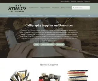 Scribblers.co.uk(Scribblers Calligraphy Supplies) Screenshot