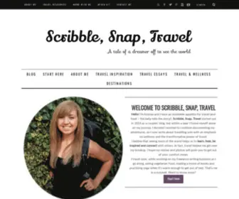 Scribblesnaptravel.com(Scribble, Snap, Travel) Screenshot