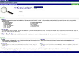Scribebase.com(Automated Business Solutions On The Web) Screenshot