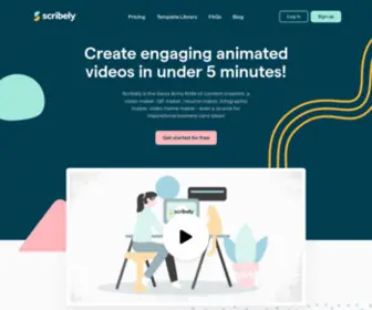 Scribely.co(Animated Video Maker) Screenshot