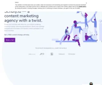 Scribly.io(Content Marketing Services) Screenshot