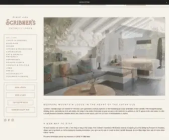 Scribnerslodge.com(Scribner's Catskill Lodge) Screenshot