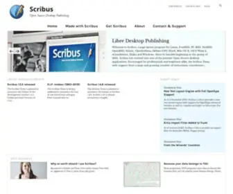 Scribus.net(Open Source Desktop Publishing) Screenshot