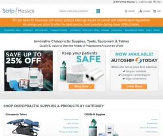 Scriphessco.com(Chiropractic Supplies & Equipment) Screenshot