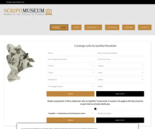 Scripomuseum.com(Catalogo per collezionisti sulla Scripofilia diviso per Nazioni) Screenshot