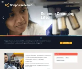Scripps.edu(Scripps Research) Screenshot