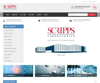 Scrippslabs.com(Scripps Laboratories) Screenshot
