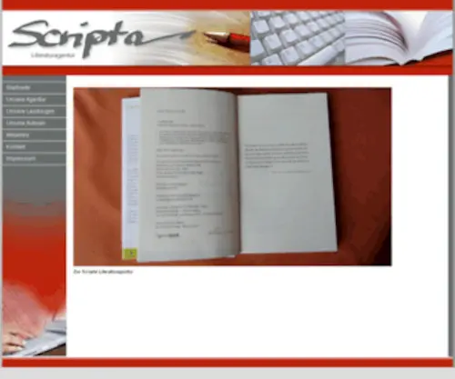 Scripta-Literaturstudio.de(München) Screenshot