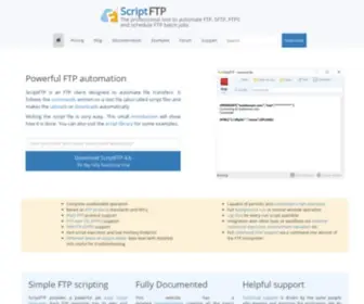 Scriptftp.com(Powerful FTP automation ScriptFTP) Screenshot