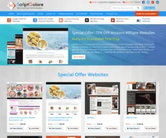 Scriptgalore.com(Online Turnkey Affiliate Websites for Sale) Screenshot