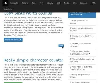 Scriptgenerator.net(Script And Code Generators) Screenshot