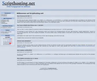 Scripthosting.net(Dein Scriptportal im Internet) Screenshot