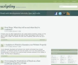 Scriptiny.com(Web Developer Resources) Screenshot