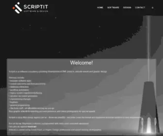 Scriptit.co.uk(Software, Design and Music Services) Screenshot