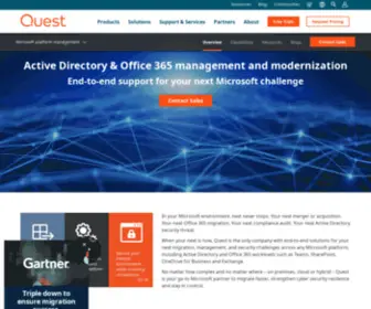 Scriptlogic.com(Migration and Cyber Resilience for AD) Screenshot