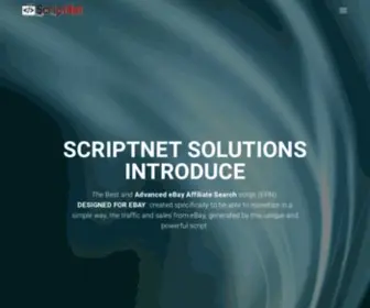 Scriptnet.net(ScriptNet Solutions Official Website) Screenshot