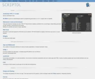 Scriptol.com(Programming with standards) Screenshot