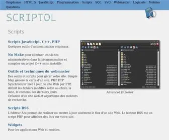 Scriptol.fr(Programmation avec les standards) Screenshot