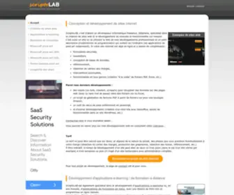 Scriptolab.com(Conception et développement de sites internet) Screenshot