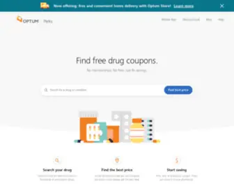 Scriptrelief.com(Free prescription coupons and home delivery) Screenshot