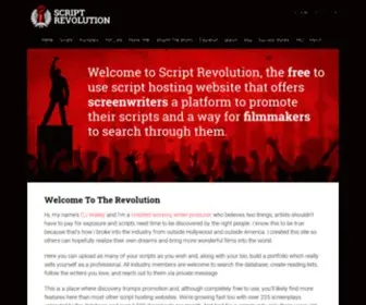 Scriptrevolution.com(A free to use script hosting website) Screenshot