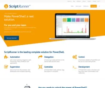 Scriptrunner.com(The #1 for PowerShell Management) Screenshot