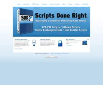 Scriptsdoneright.com(Scripts Done Right) Screenshot