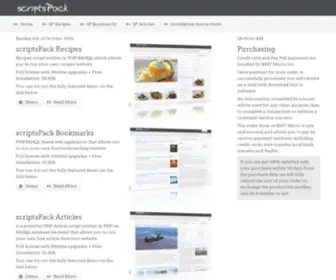 Scriptspack.com(Php script) Screenshot