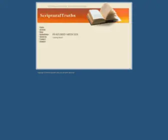 Scripturaltruths.com(ScripturalTruths) Screenshot