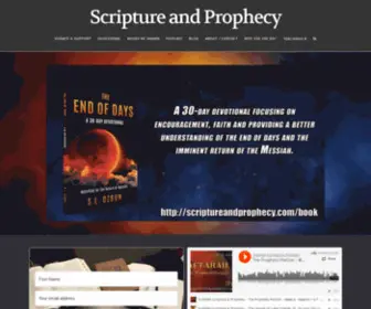 Scriptureandprophecy.com(Scripture and Prophecy) Screenshot