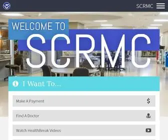 SCRMC.com(South Central Regional Medical Center) Screenshot