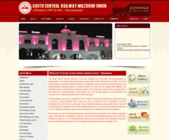 SCrmubza.com(SOUTH CENTRAL RAILWAY MAZDOOR UNION) Screenshot