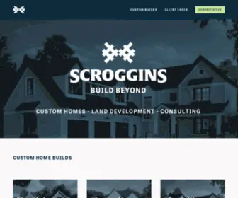 Scrogginsbuild.com(Scroggins, Build Beyond) Screenshot