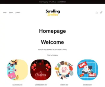 Scrollingsmiles.com(Delivering Happiness) Screenshot